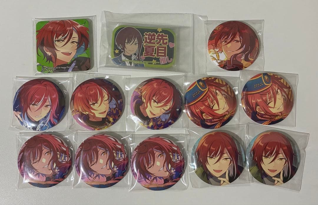 あんスタ　逆先夏目　アクスタ　缶バッジ　グッズ約60点　アクキー　おまんじゅう