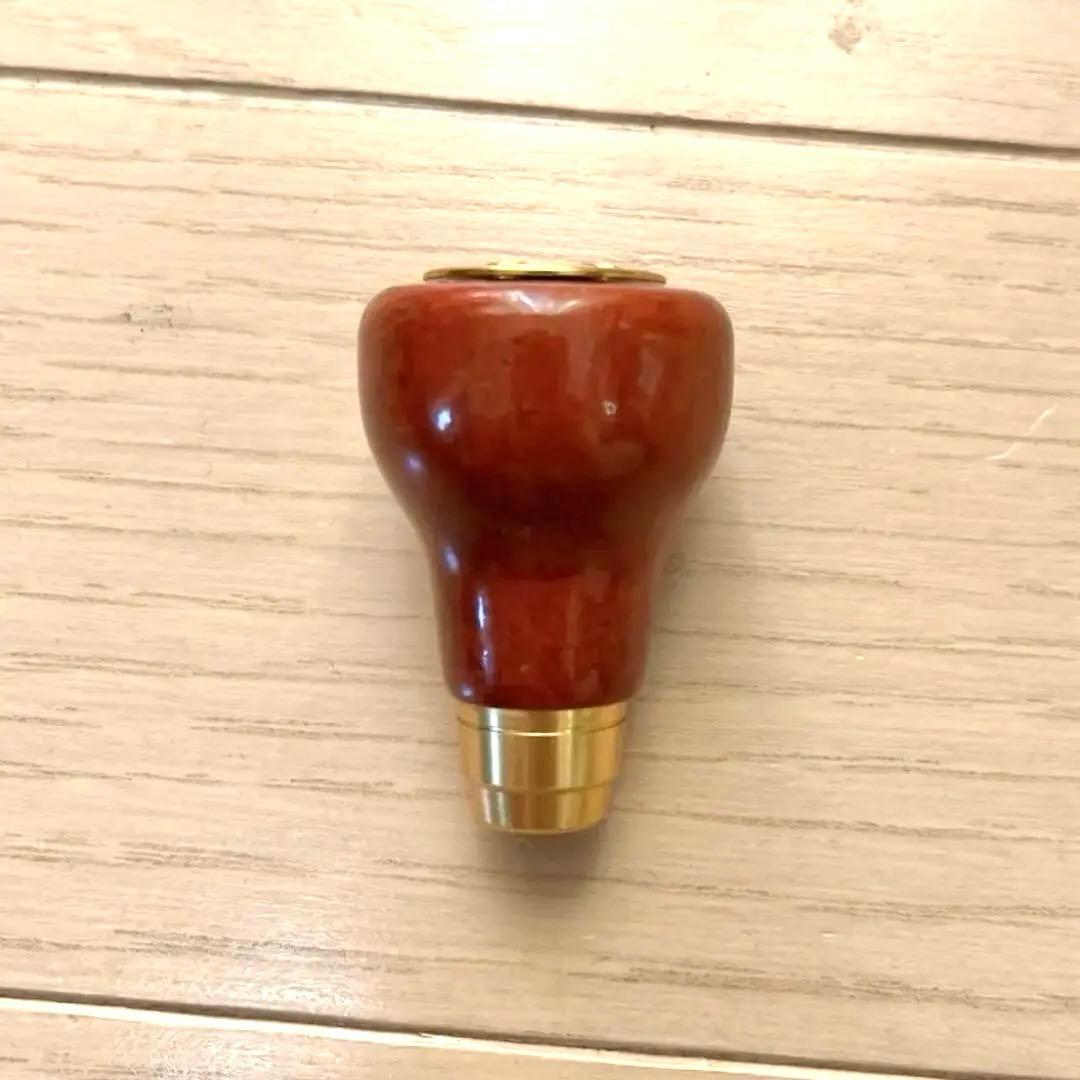 希少　シマノ 夢屋 花梨ハンドルノブ ラウンド型M 中古品